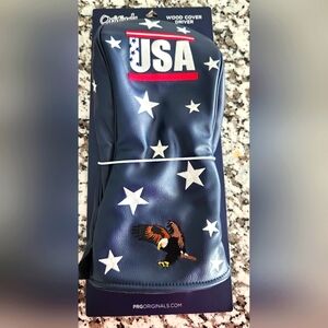 PRG Originals USA Golf Driver Head Cover Red White and Blue New in Package NWT